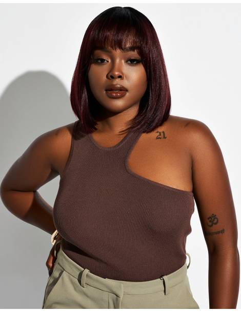 perruque frange carre long lisse Classic Bob Feme Wig couleur DR1B/99J