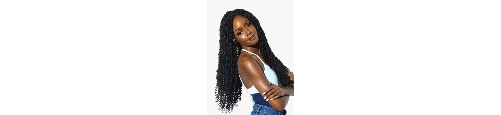 mèches pour tresses 3x Ruwa Water Wave African Collection