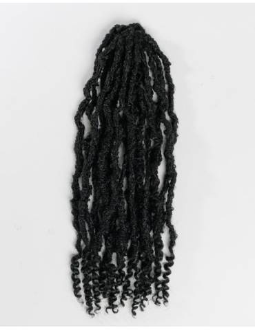 Mèches Faux locks pour crochets Braids Infinity Locs 18" couleur 1 Mèches Faux locks pour crochets Braids Infinity Locs 18" couleur 1