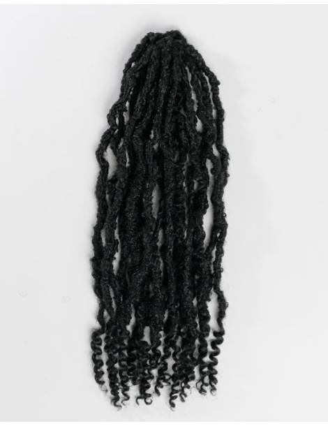 Mèches Faux locks pour crochets Braids Infinity Locs 18" couleur 1