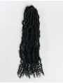 Mèches Faux locks pour crochets Braids Infinity Locs 18" couleur 1B