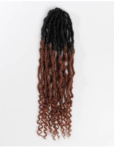 Mèches Faux locks pour crochets Braids Infinity Locs 18" couleur 1B/30 Mèches Faux locks pour crochets Braids Infinity Locs 18" couleur 1B/30
