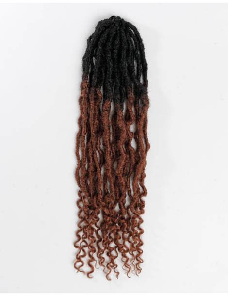 Mèches Faux locks pour crochets Braids Infinity Locs 18" couleur 1B/30