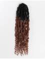 Mèches Faux locks pour crochets Braids Infinity Locs 18" couleur 1B/30