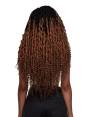 Mèches Faux locks pour crochets Braids Infinity Locs 18" dos