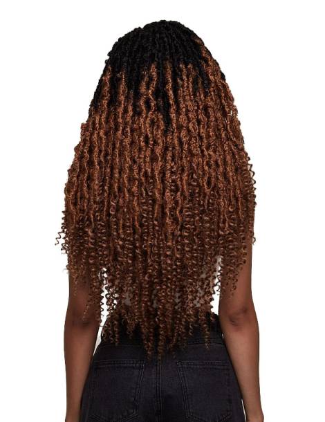 Mèches Faux locks pour crochets Braids Infinity Locs 22" dos