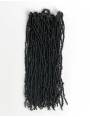 Mèches Faux locks pour crochets braids Micro Locs 12" couleur 1B