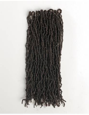 Mèches Faux locks pour crochets braids Micro Locs 12" couleur 4 Mèches Faux locks pour crochets braids Micro Locs 12" couleur 4