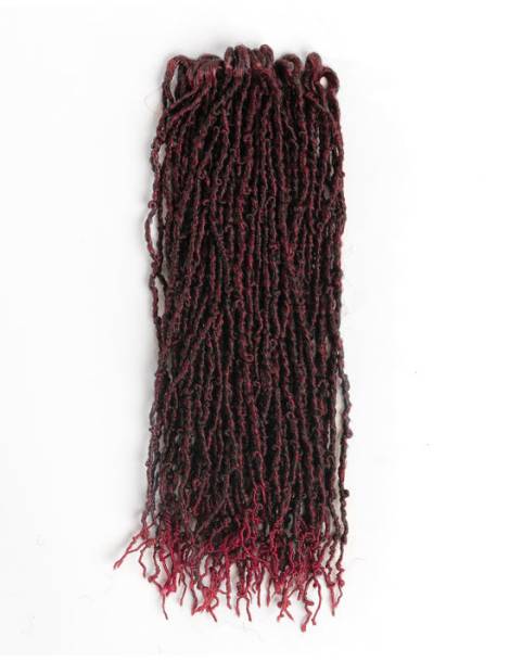 Mèches Faux locks pour crochets braids Micro Locs 12" couleur SM1B/BG
