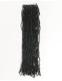 Mèches Faux locks pour crochets Braids Micro Locs 18" couleur 1B