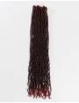 Mèches Faux locks pour crochets Braids Micro Locs 18" couleur SM1B/BG