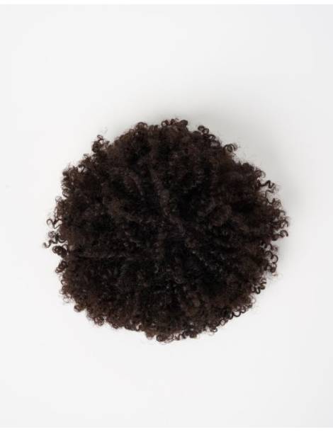 Postiche en cheveux naturels crépus Afro Puff large the feme COULEUR 1