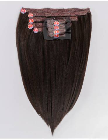Extensions de cheveux à clip crépus Kinky Straight 18" Outre Extensions de cheveux à clip crépus Kinky Straight 18" Outre