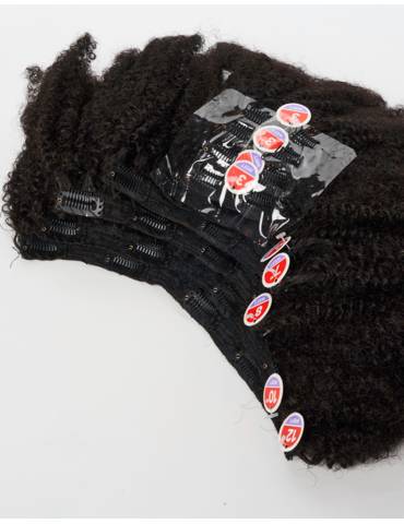 extensions a clip cheveux crepus pas cher 4C corkscrew Afro extensions a clip cheveux crepus pas cher 4C corkscrew Afro