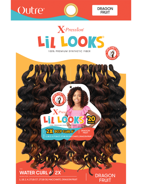mèches crochet braids bouclé enfants packaging