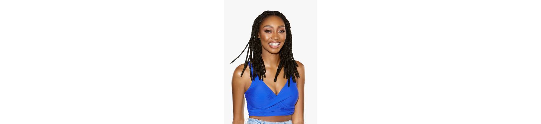 Fausses locks synthetique Ruwa loc extensions Sensationnel couleur noir