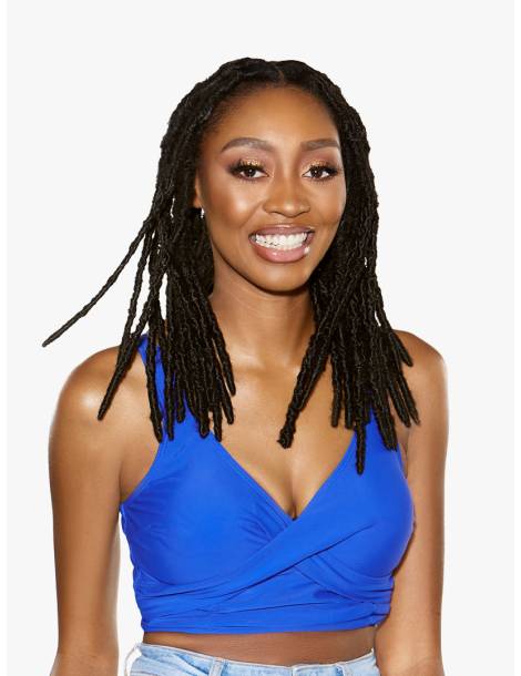 Fausses locks synthetique Ruwa loc extensions Sensationnel couleur noir