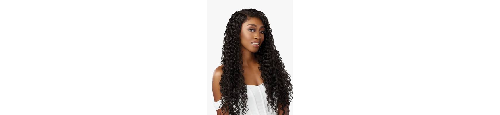 Découvrez la perruque longue bouclée Bare Lace Glueless.