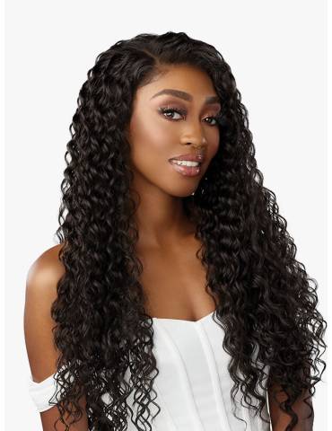 Découvrez la perruque longue bouclée Bare Lace Glueless.