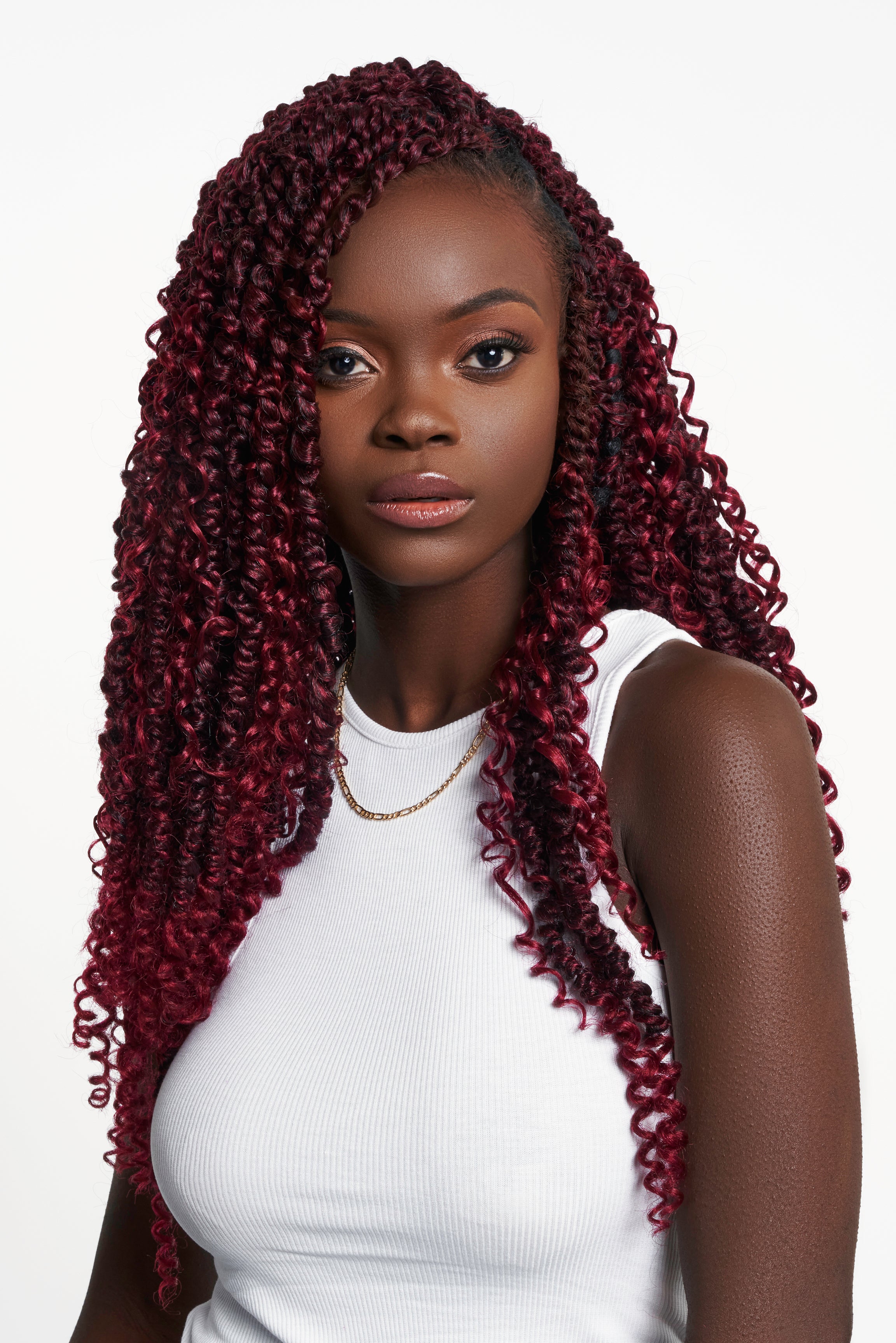 CROCHET BRAIDS VANILLES COULEUR RED