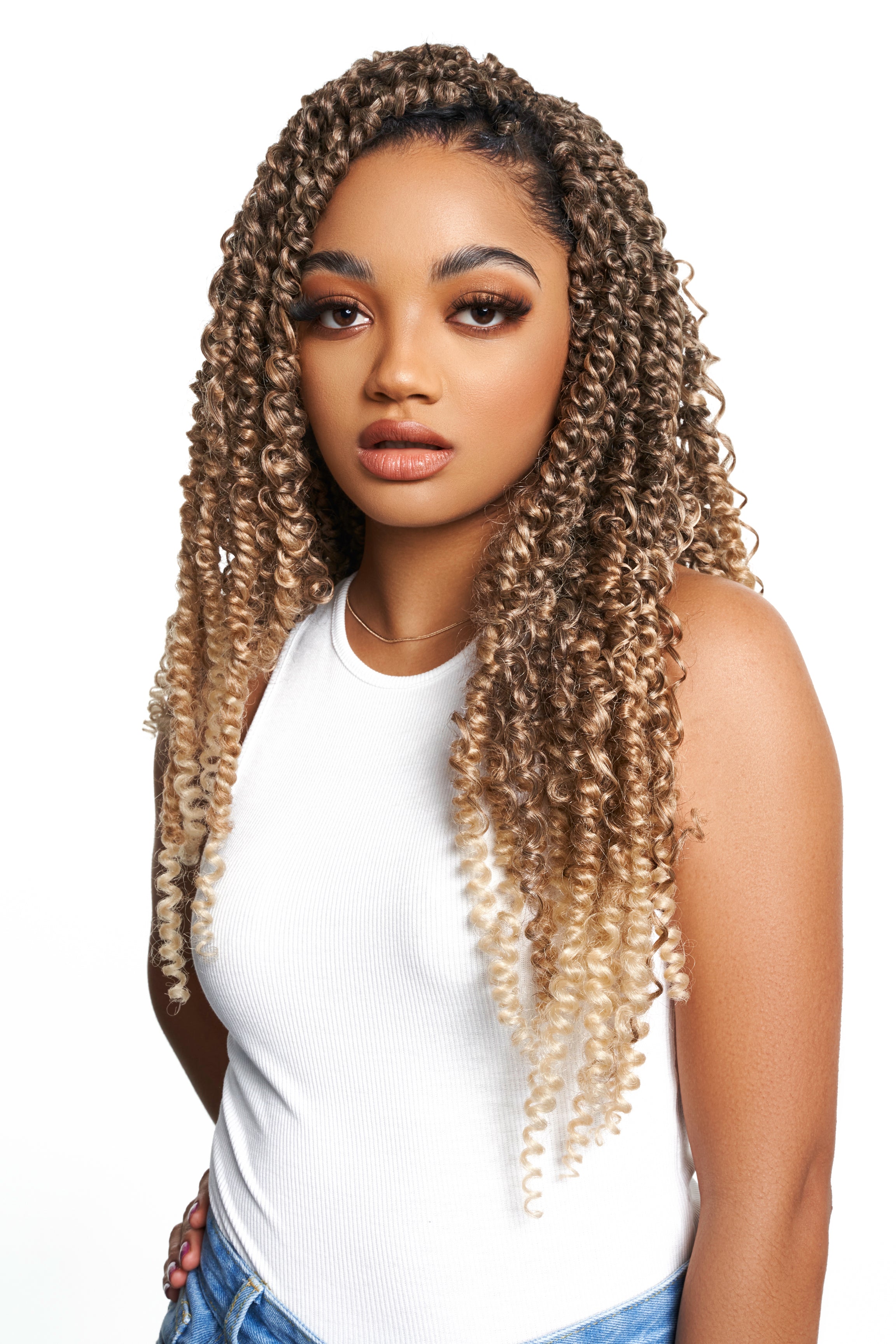 extension de crochet braids vanilles